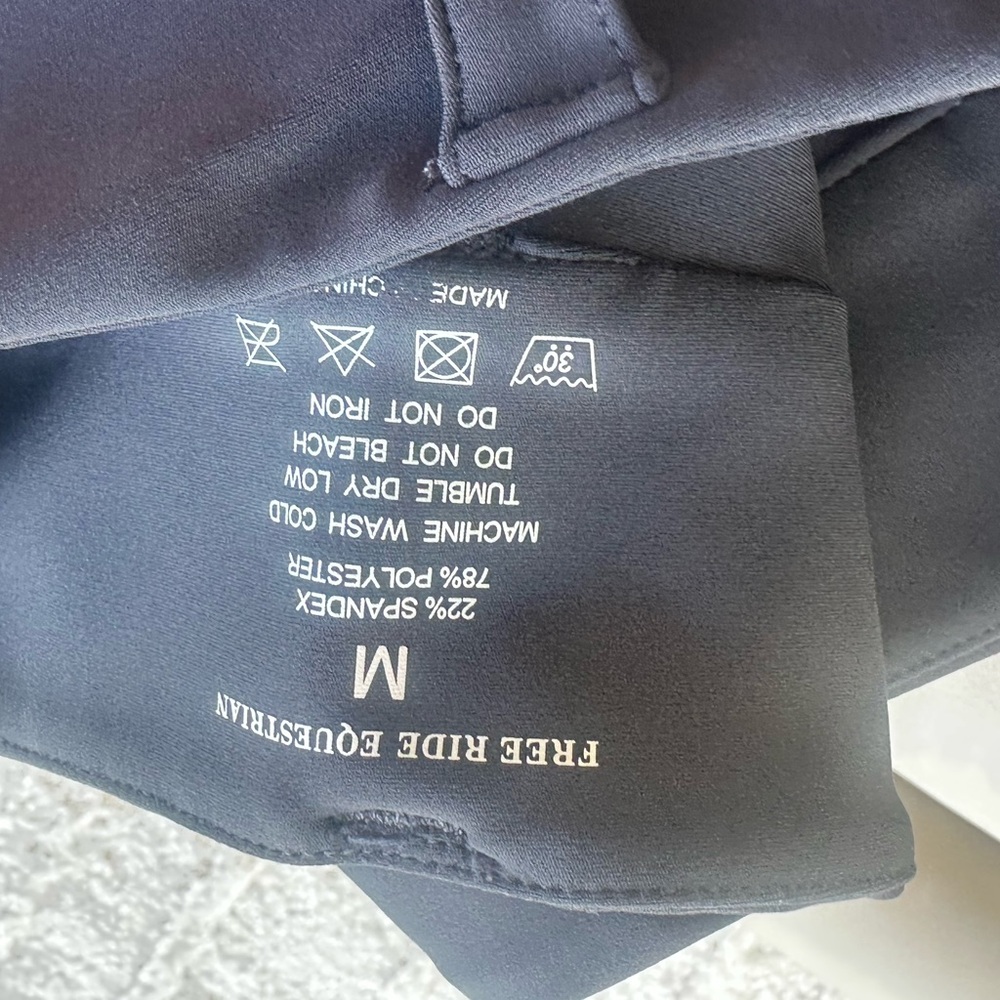 Free Ride Equestrian Women's Navy Breeches Size M